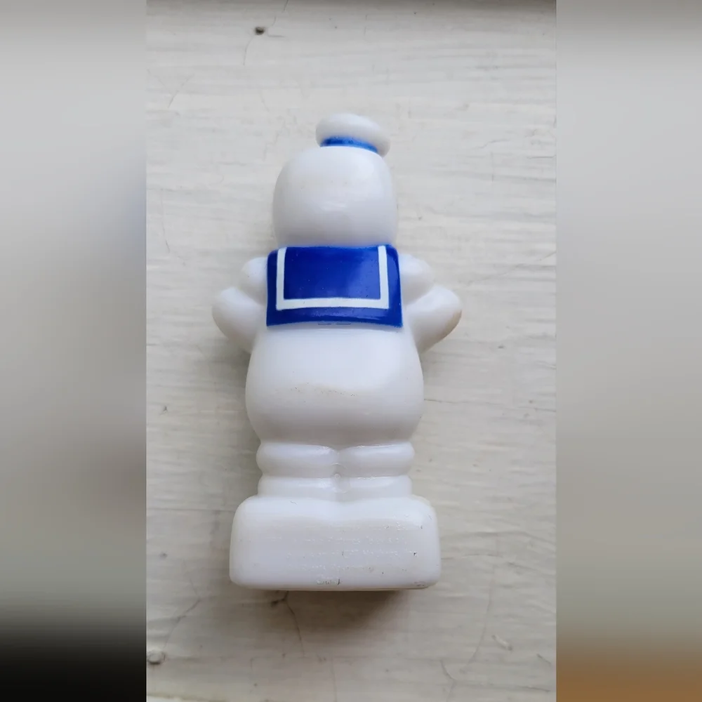 Vtg 80s 1984 Ghostbusters marketing Stay Puft marshmallow man pencil sharpener